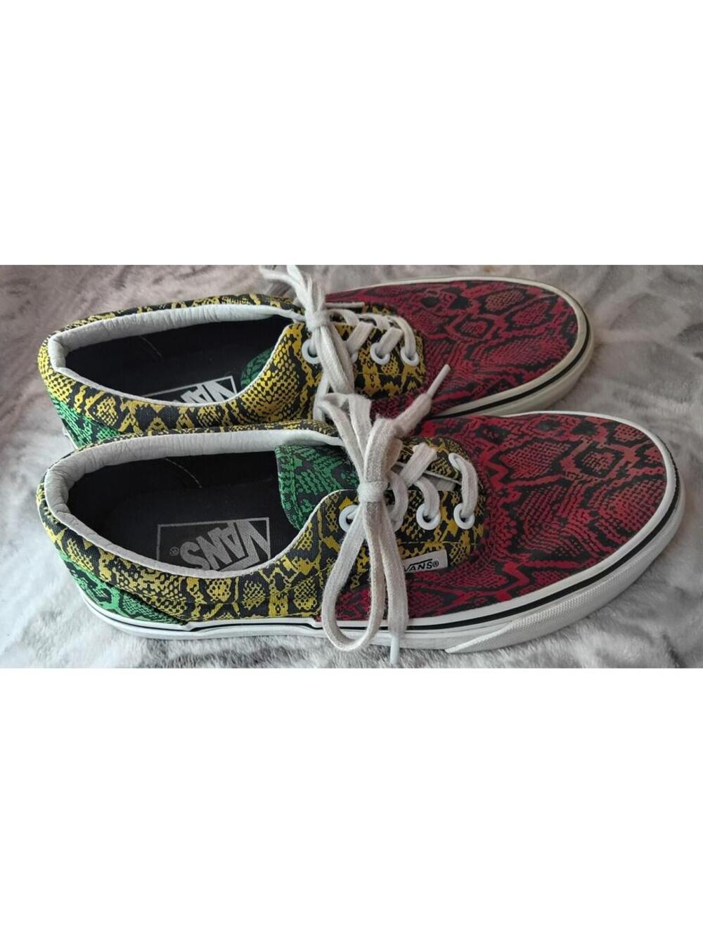 Vans Old Skool | Multi-Python Rasta | Men Size 5 - Women’s 6.5 - Picture 4 of 6